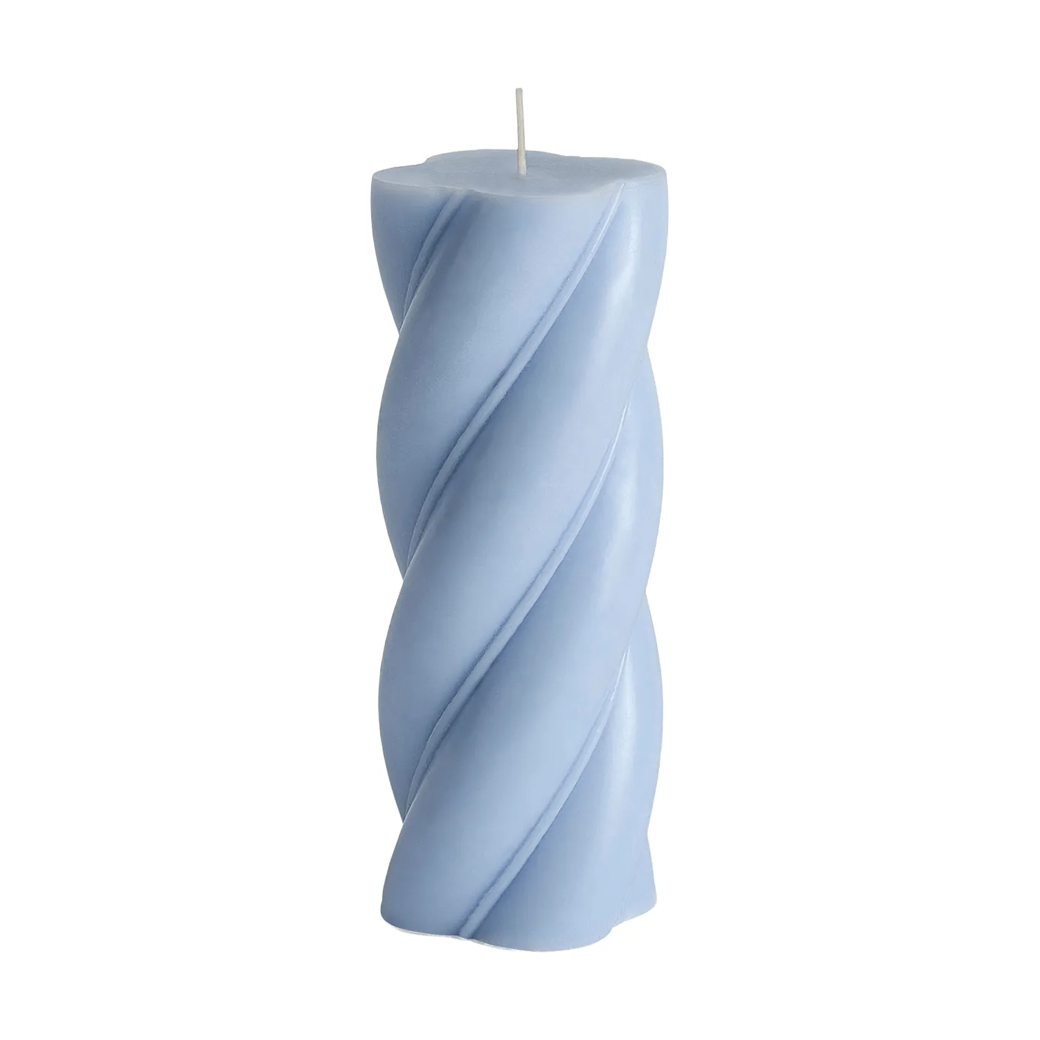 Soft Serve Candle bloklys, Light blue, Ø7,8x19,5 cm HAY