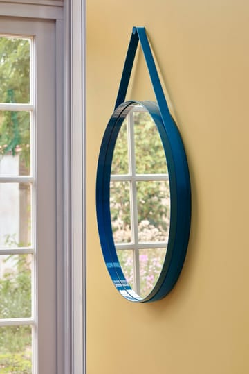 Strap Mirror spejl Ø70 cm - Blue - HAY