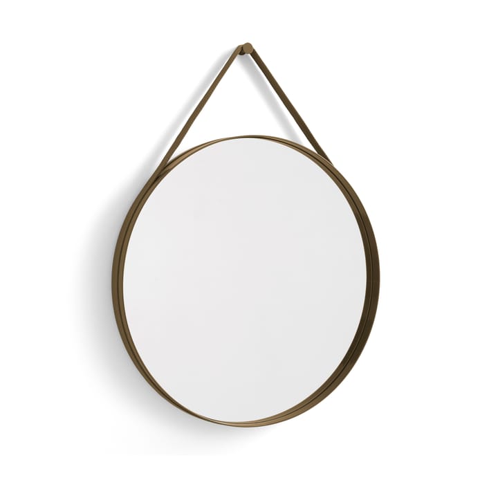 Strap Mirror spejl Ø70 cm - Light brown - HAY