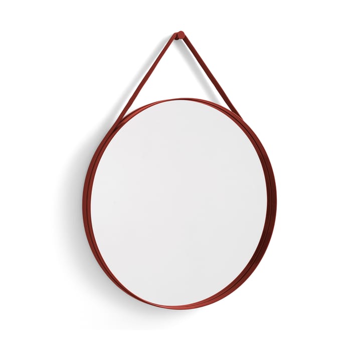 Strap Mirror spejl Ø70 cm - Red - HAY