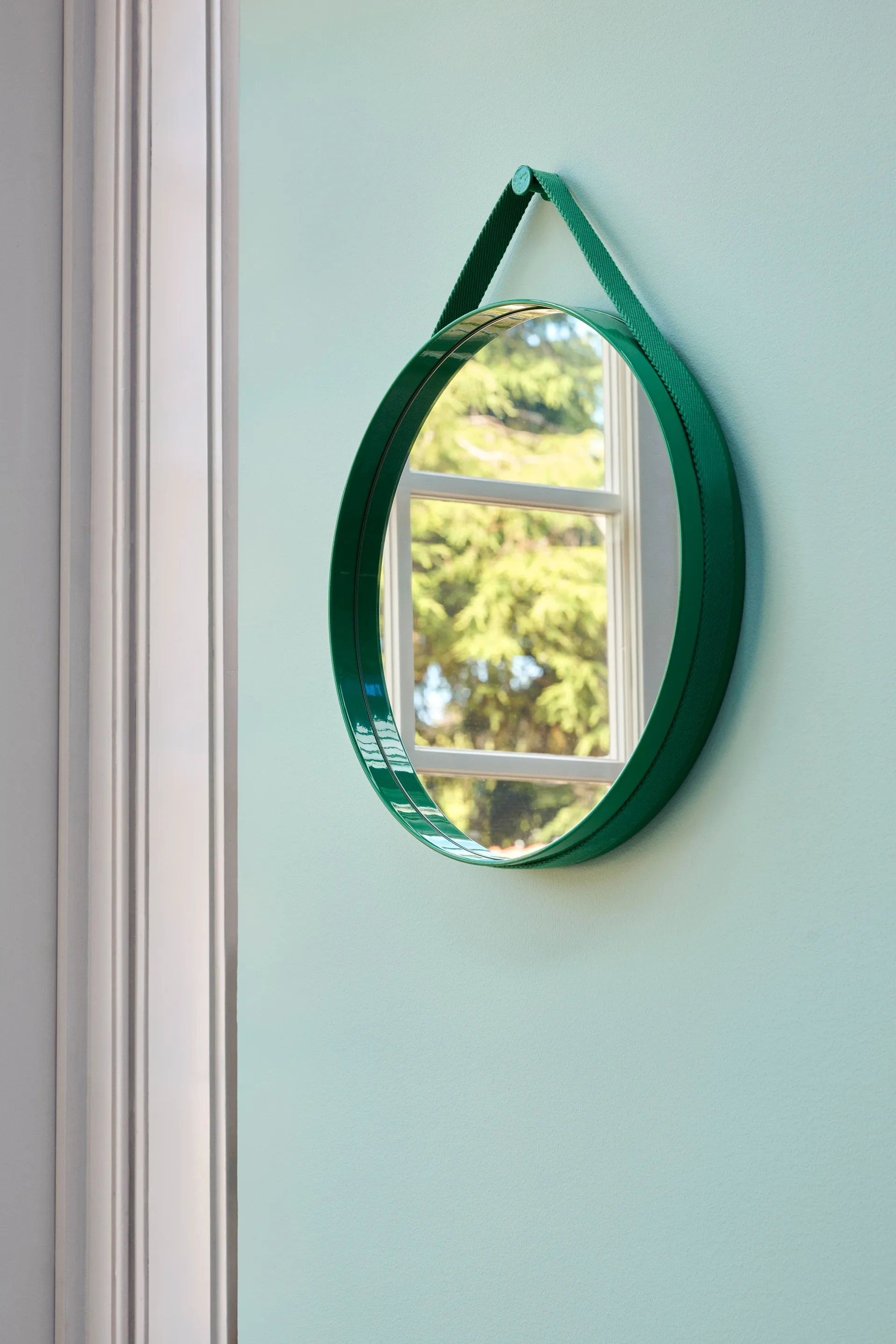 Strap Mirror spejl, Green HAY