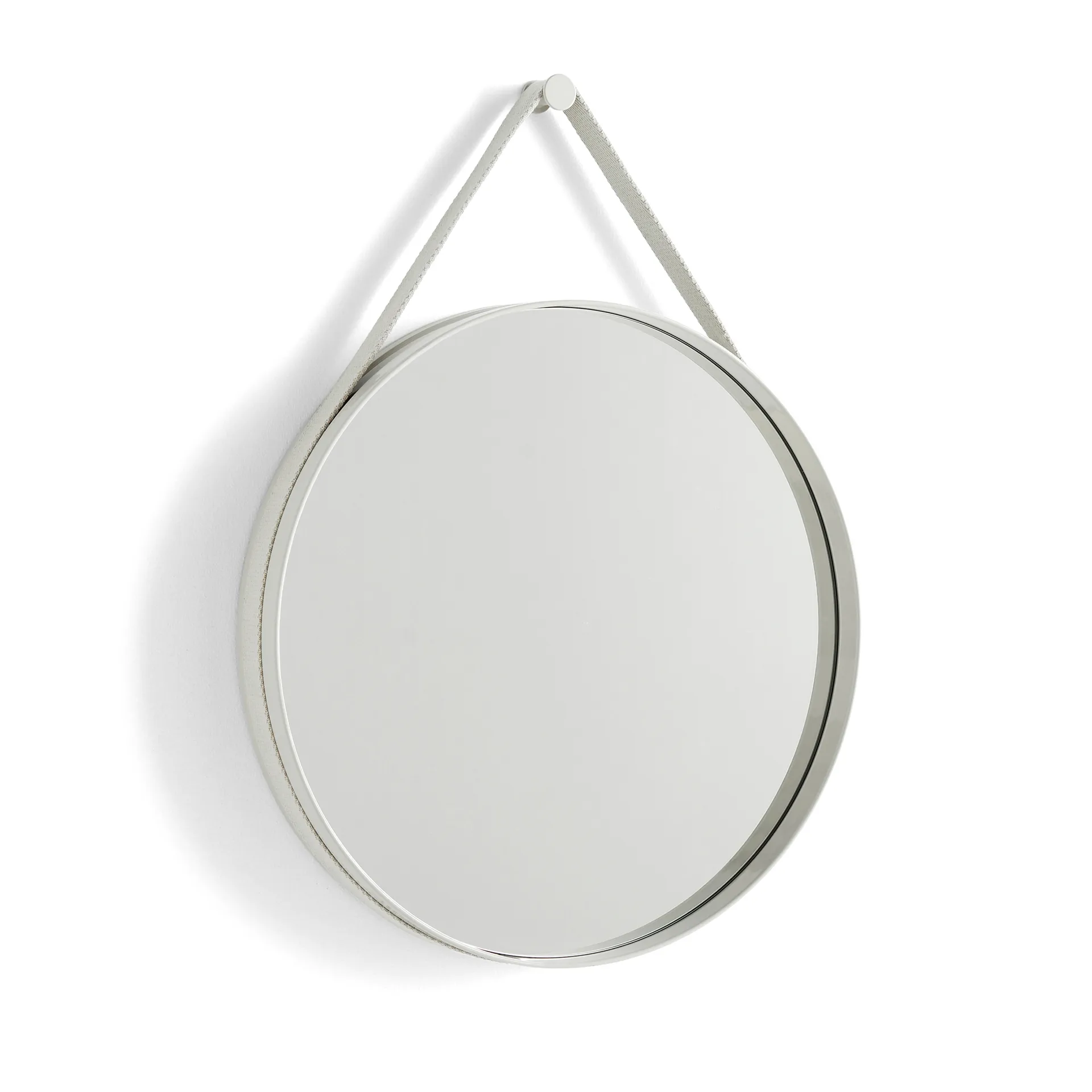 Strap Mirror spejl, Light grey HAY