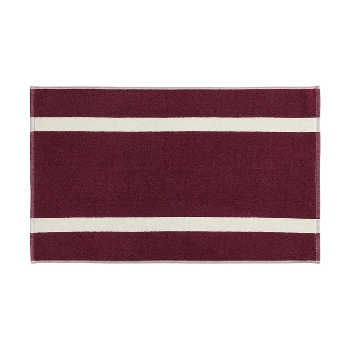Stripe bademåtte - Burgundy, 50x80 cm - HAY