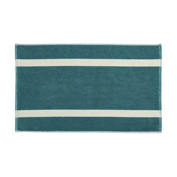 Stripe bademåtte - Petrol blue, 50x80 cm - HAY