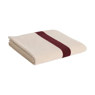 Stripe håndklæde - Burgundy, 70x140 cm - HAY