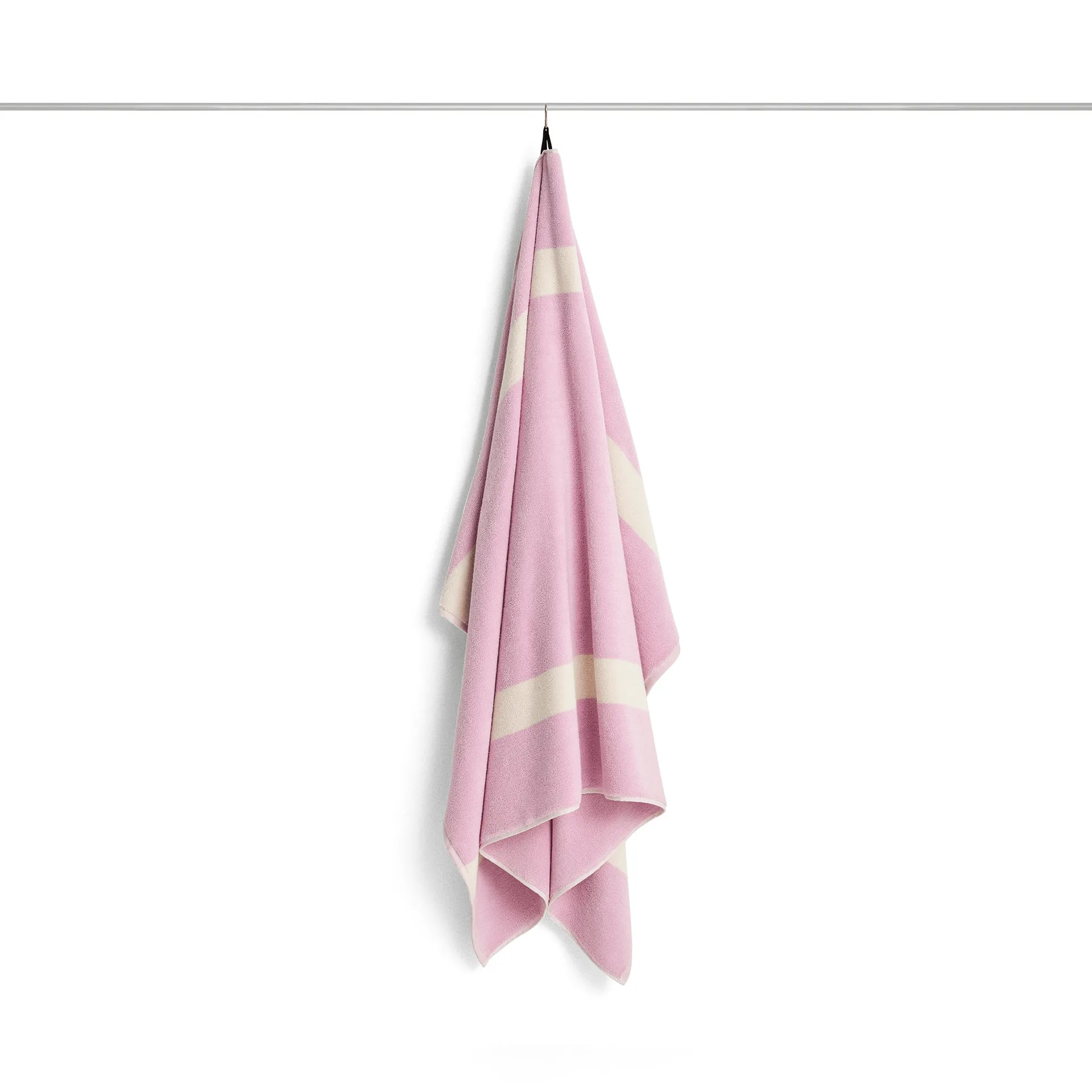 Stripe håndklæde, Cool pink, 100x150 cm HAY