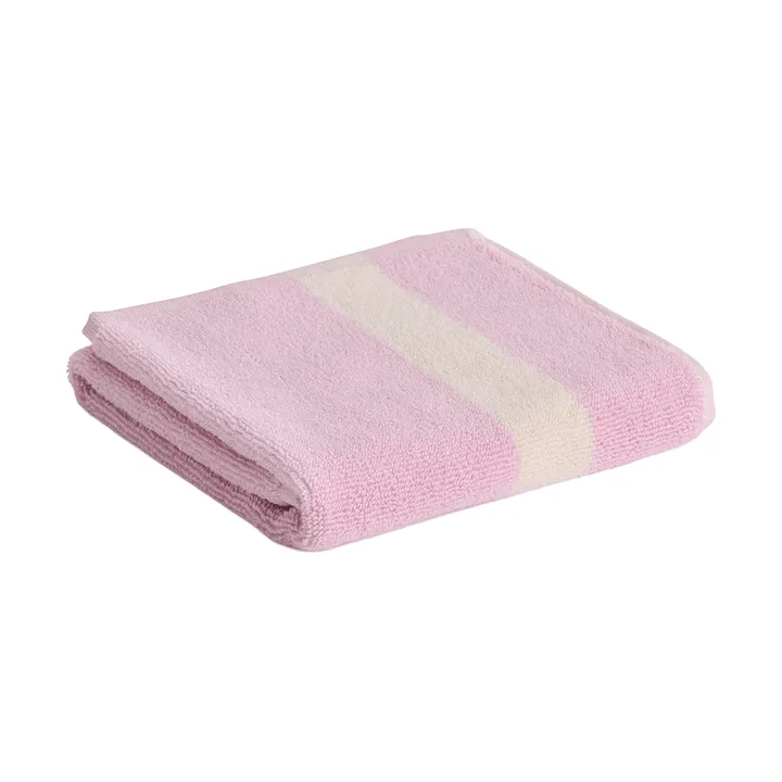 Stripe håndklæde - Cool pink, 40x60 cm - HAY