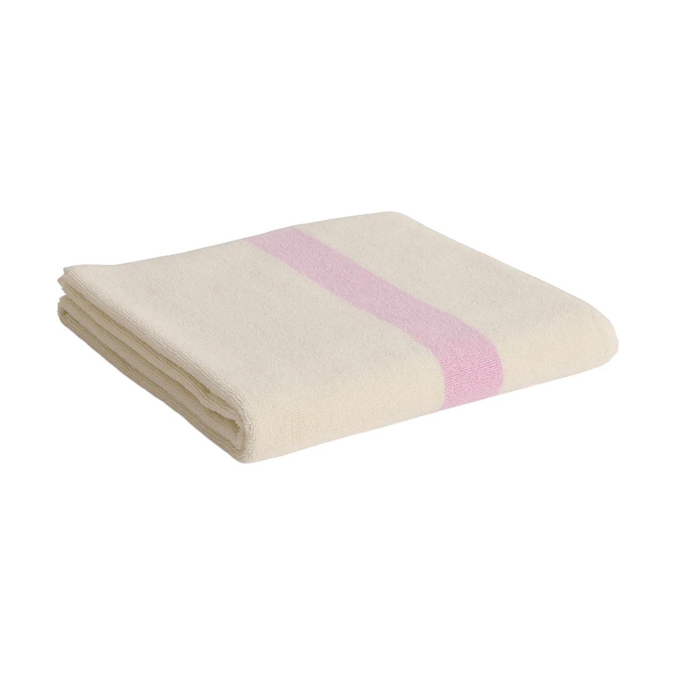 Stripe håndklæde, Cool pink, 70x140 cm HAY