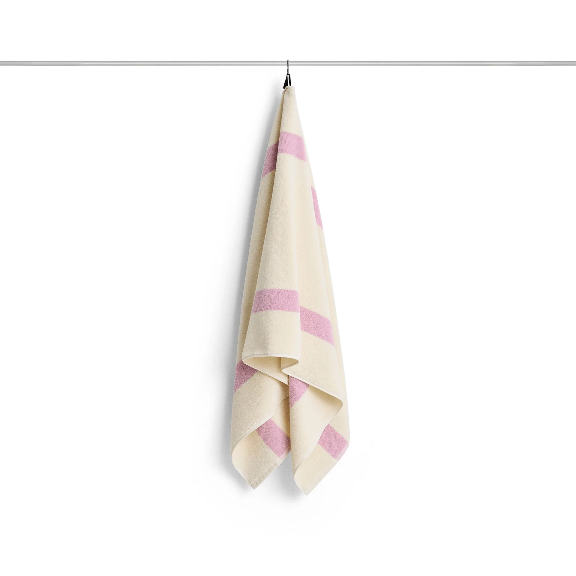 Stripe håndklæde, Cool pink, 70x140 cm HAY