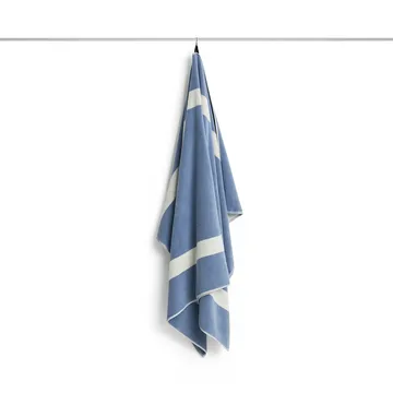 Stripe håndklæde - Dusty blue, 100x150 cm - HAY