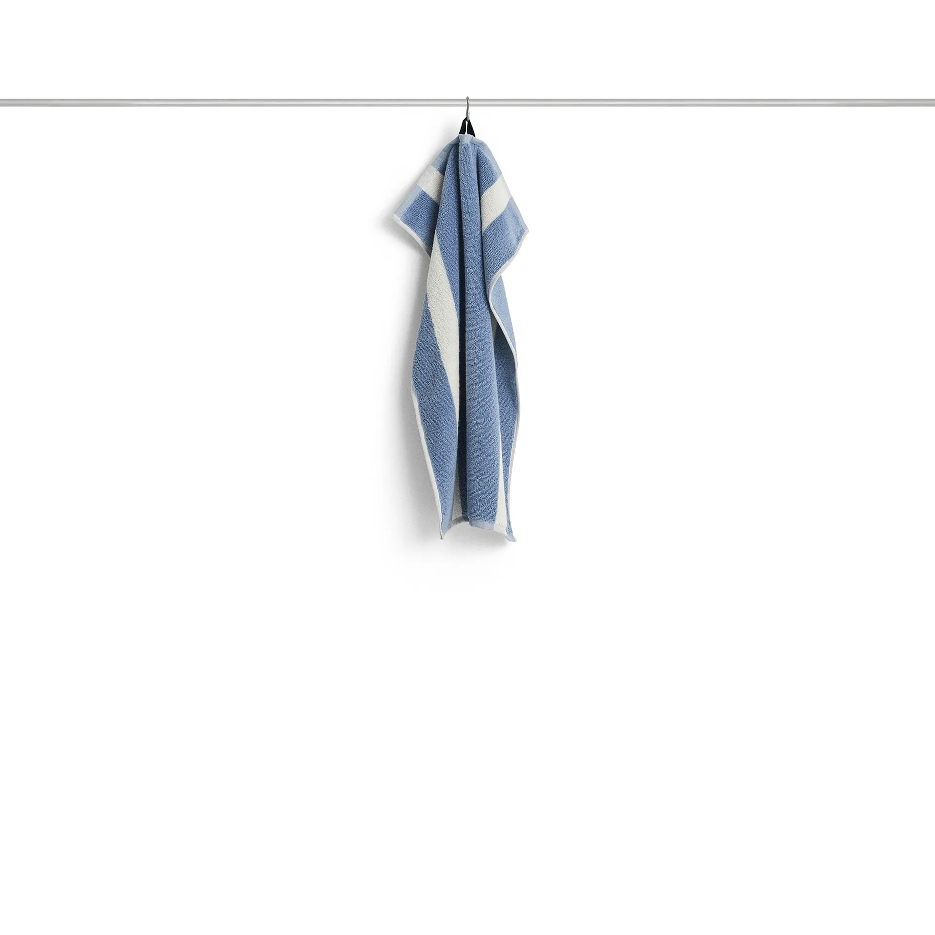 Stripe håndklæde, Dusty blue, 40x60 cm HAY