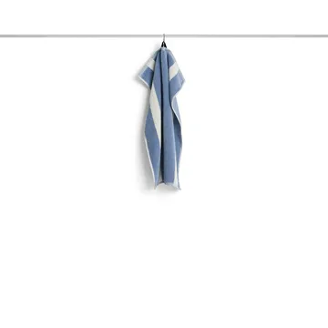 Stripe håndklæde - Dusty blue, 40x60 cm - HAY