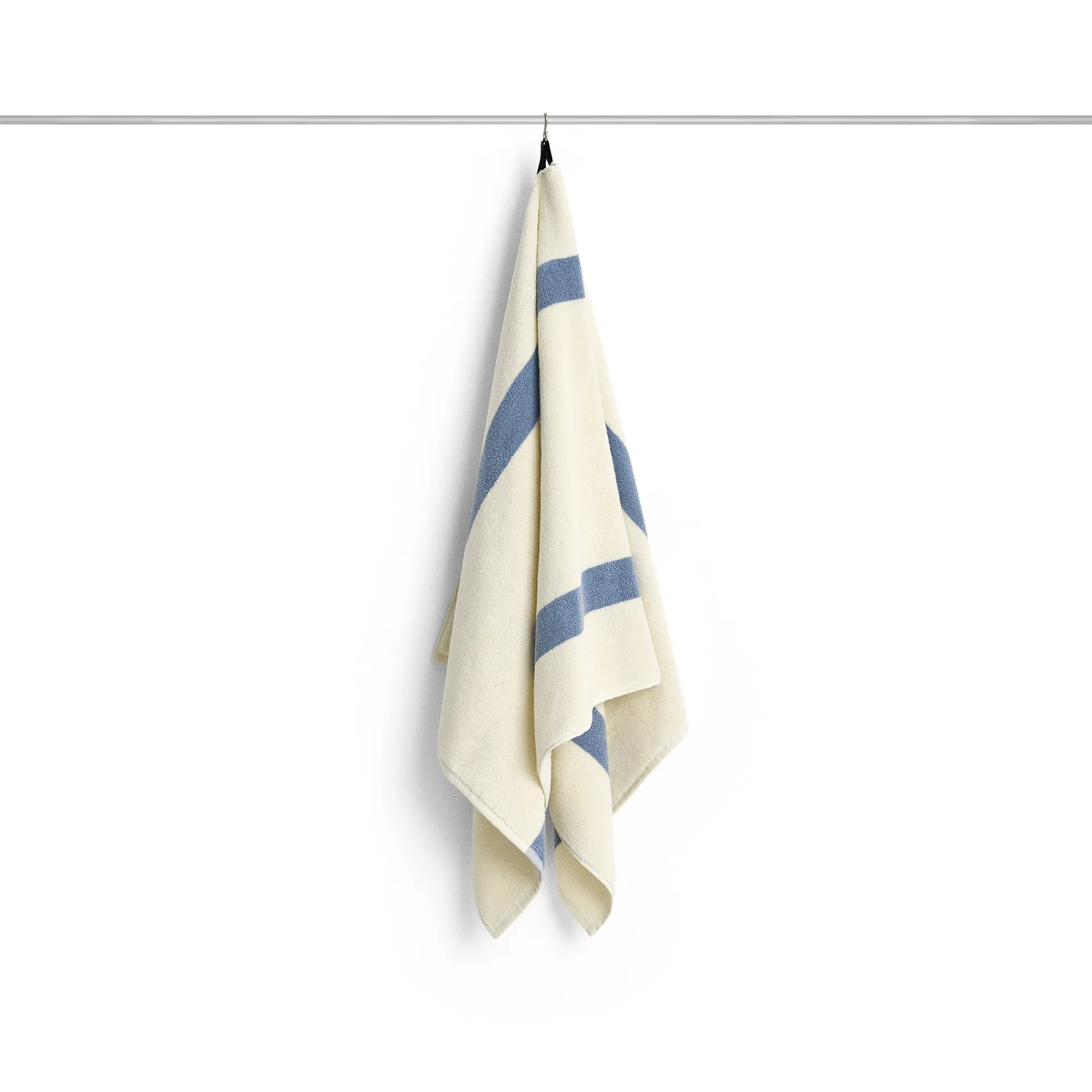 Stripe håndklæde, Dusty blue, 70x140 cm HAY