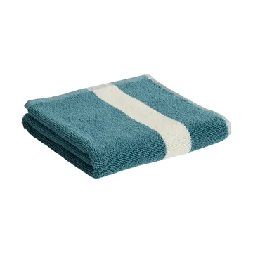 Stripe håndklæde - Petrol blue, 40x60 cm - HAY