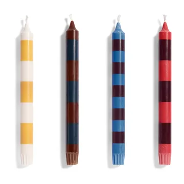 Stripe lys 4-pak - Bright - HAY
