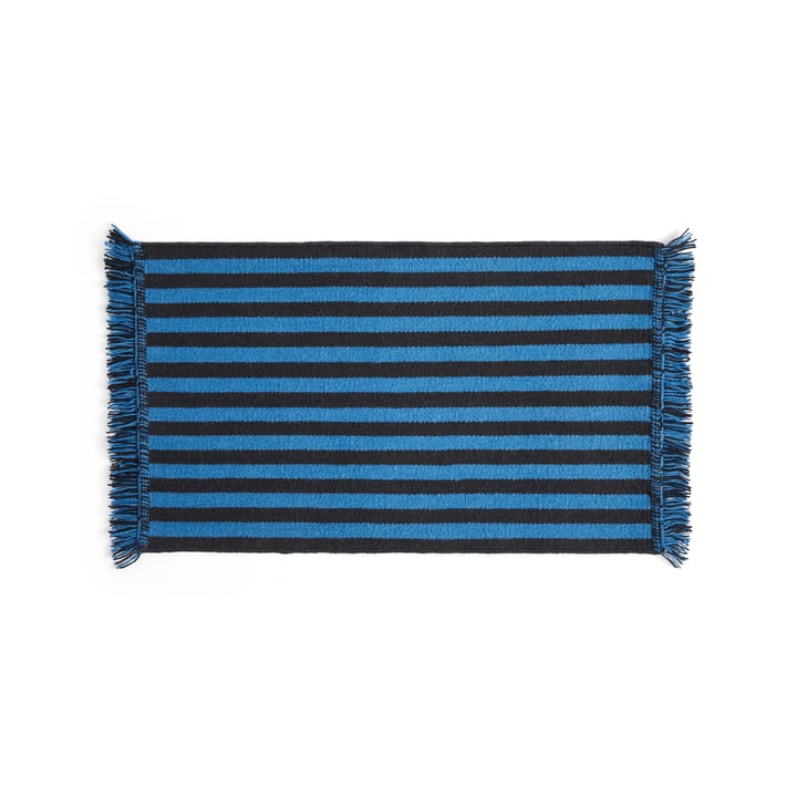 Stripes and Stripes dørmåtte 52x95 cm - Blue - HAY