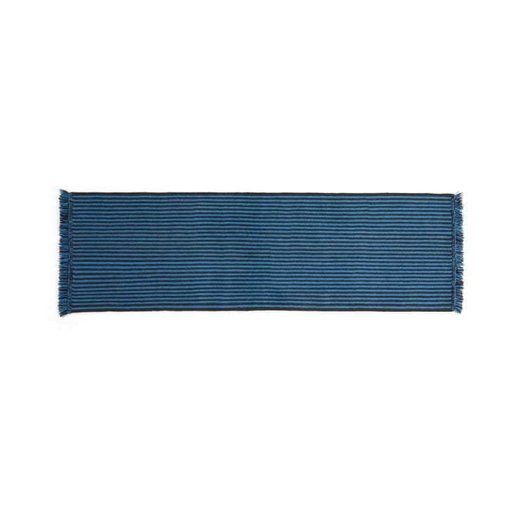Stripes and Stripes tæppe 60x200 cm - Blue - HAY