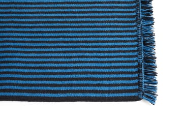 Stripes and Stripes tæppe 60x200 cm - Blue - HAY