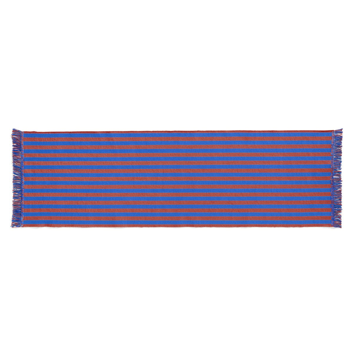 HAY Stripes and Stripes tæppe 60x200 cm Cacao sky