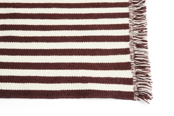 Stripes and Stripes tæppe 60x200 cm - Cream - HAY