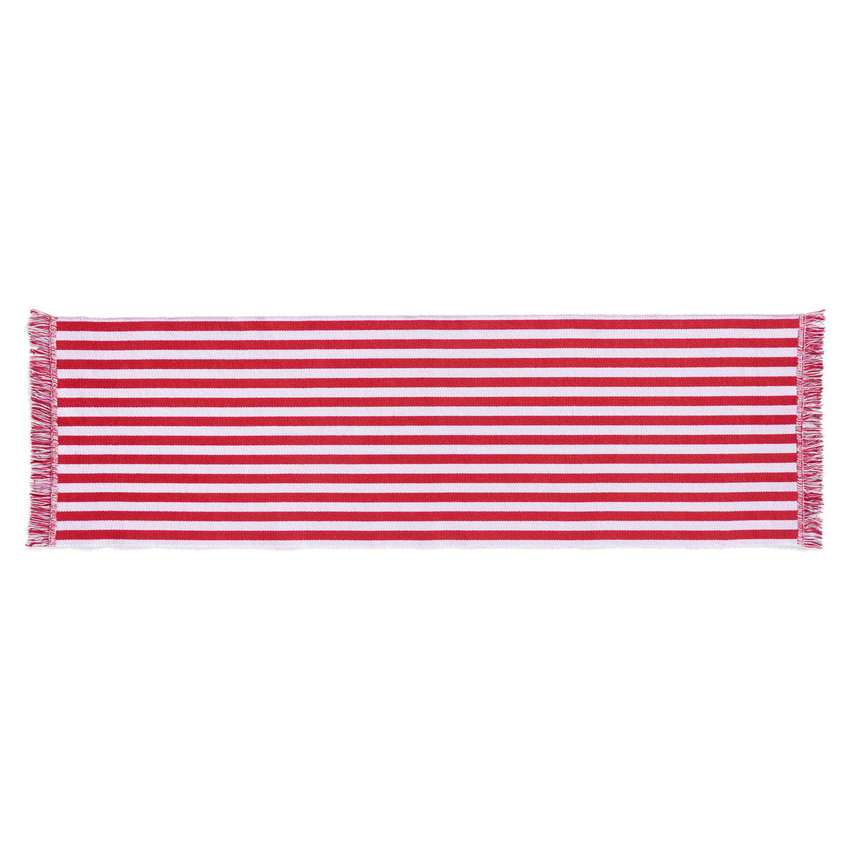 HAY Stripes and Stripes tæppe 60x200 cm Raspberry ripple