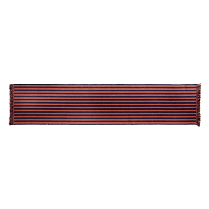 Stripes and Stripes tæppe 65x300 cm - Navy cacao - HAY