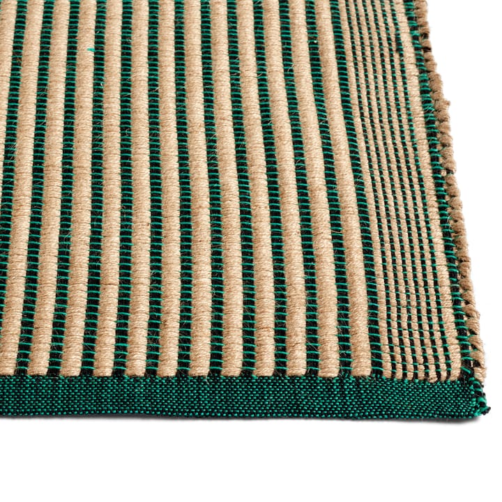 Tapis tæppe 140x200 cm - Black/Green - HAY