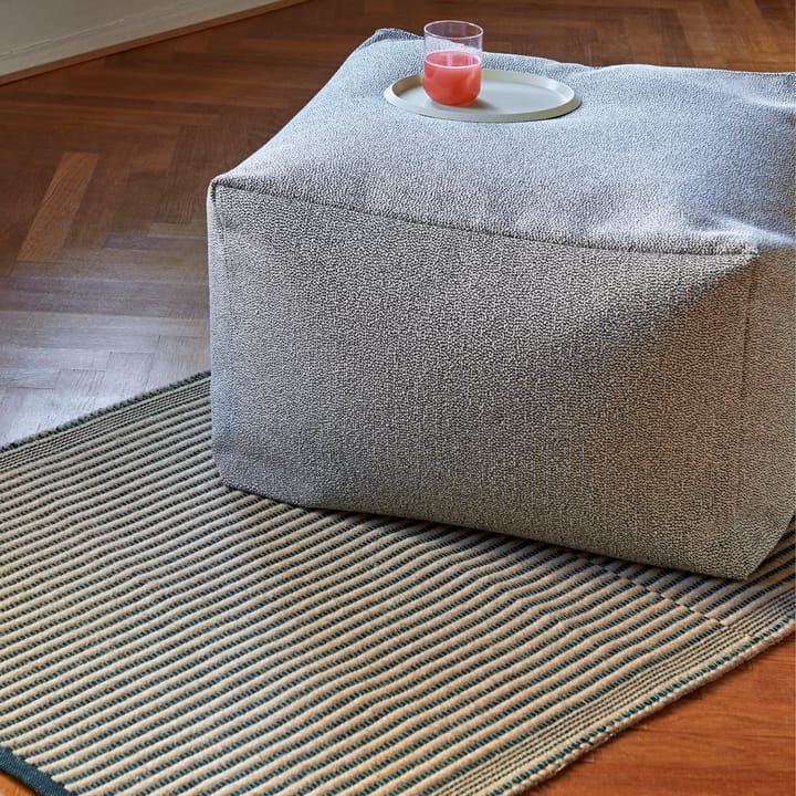 Tapis tæppe 80x200 cm, Black/Green HAY