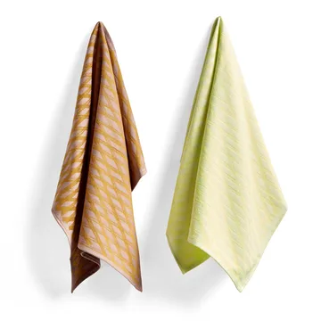 Tea Towel Marker diamond viskestykke 2-pak - No 1 - HAY