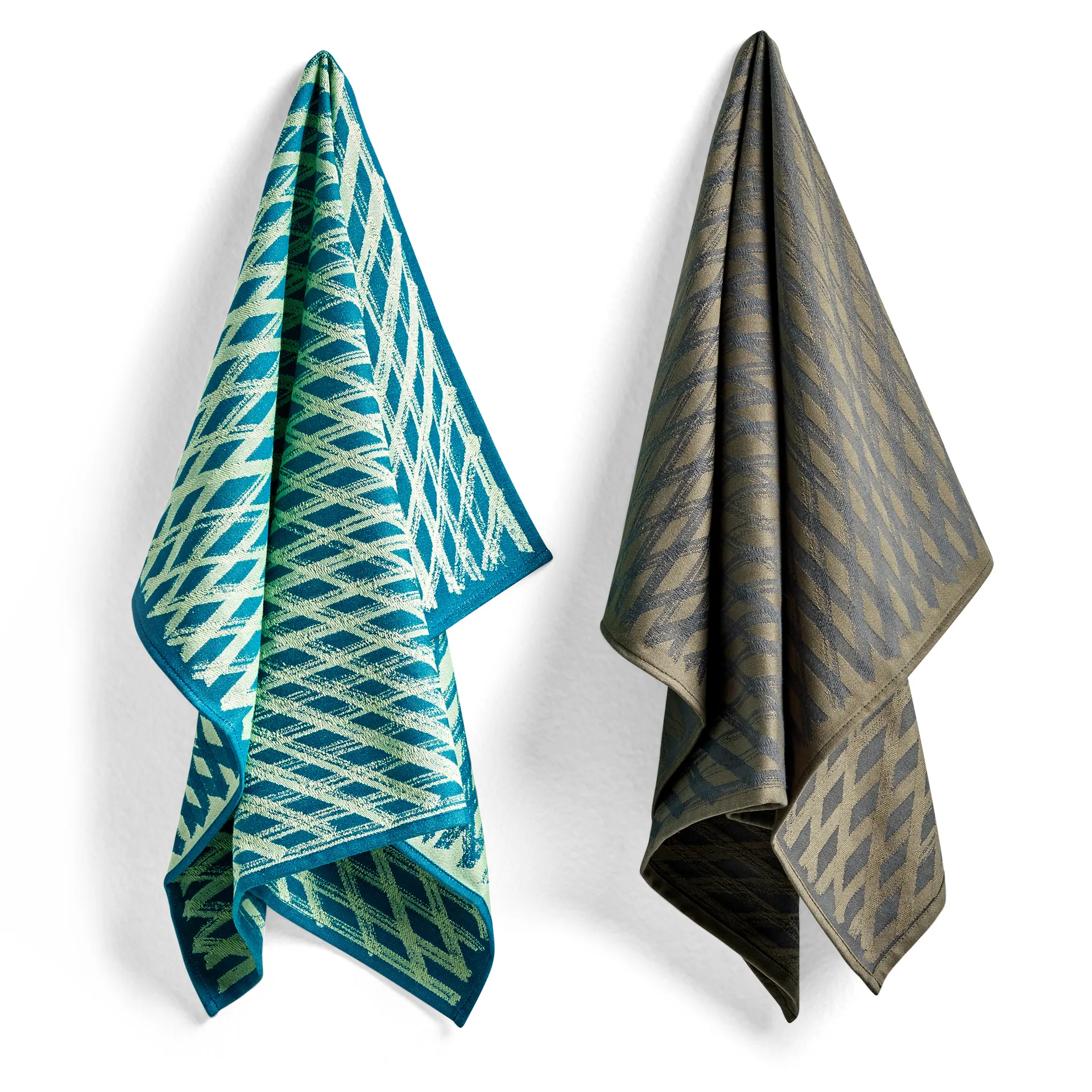 Tea Towel Marker diamond viskestykke 2-pak, No 3 HAY