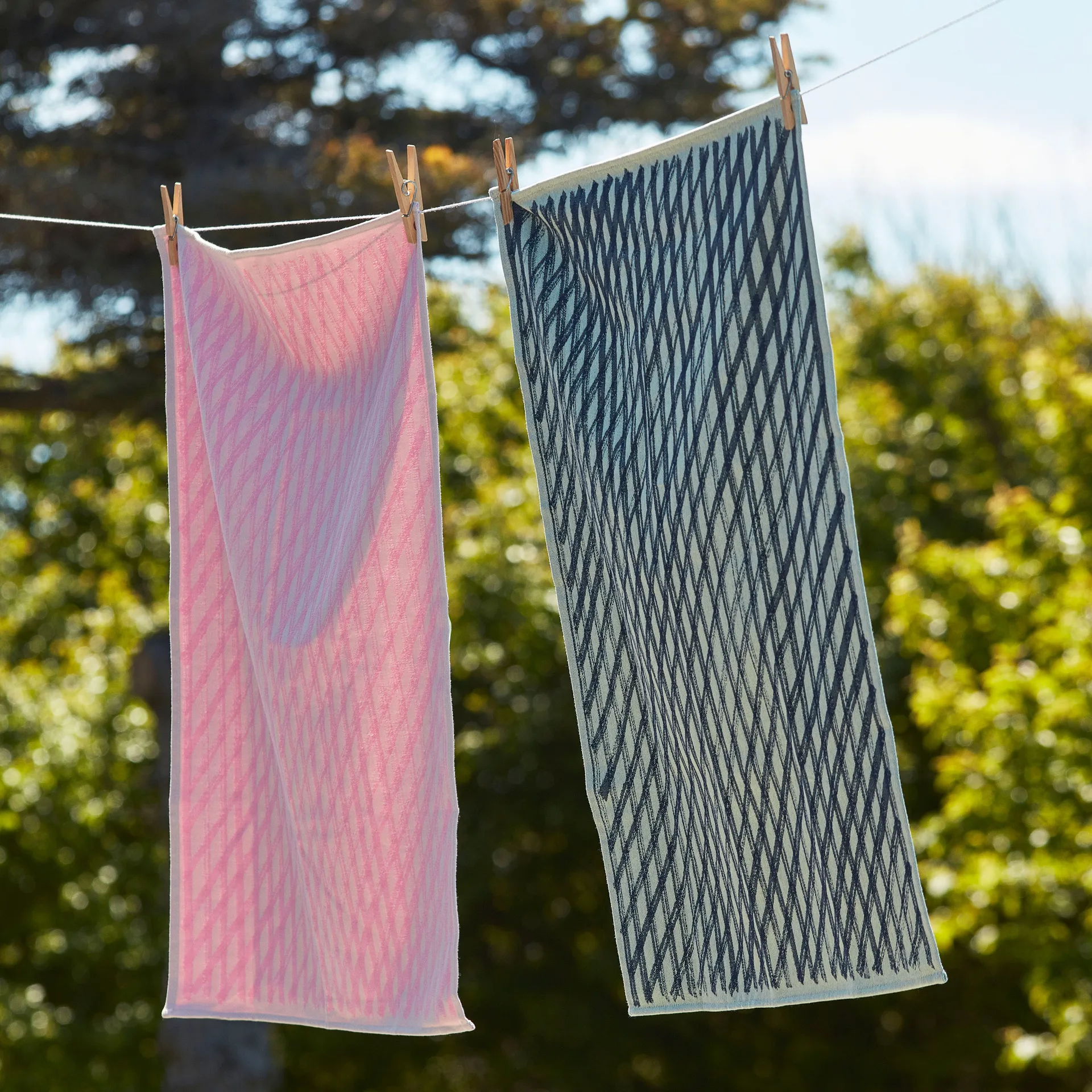 Tea Towel Marker diamond viskestykke 2-pak, No 4 HAY