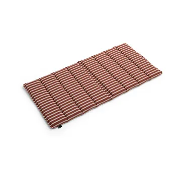 Terrazza Folding siddepude - Terracotta bold stripe, 82x40 cm - HAY