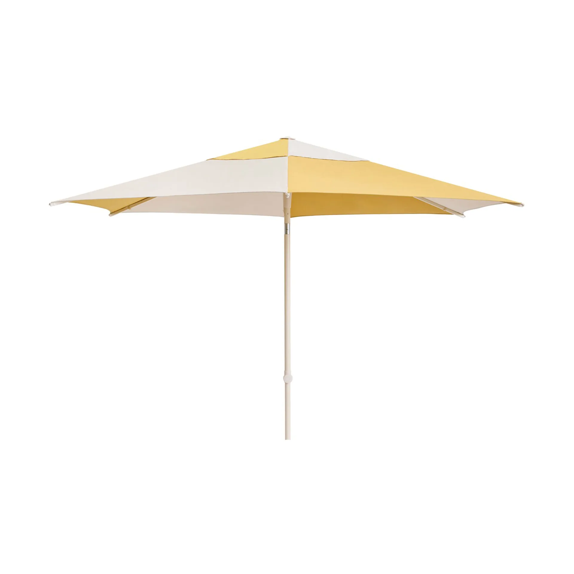 Terrazza Hexagon parasol, Off white-ochre HAY