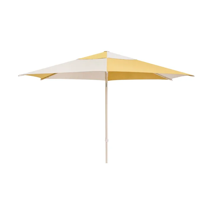 Terrazza Hexagon parasol - Off white-ochre - HAY