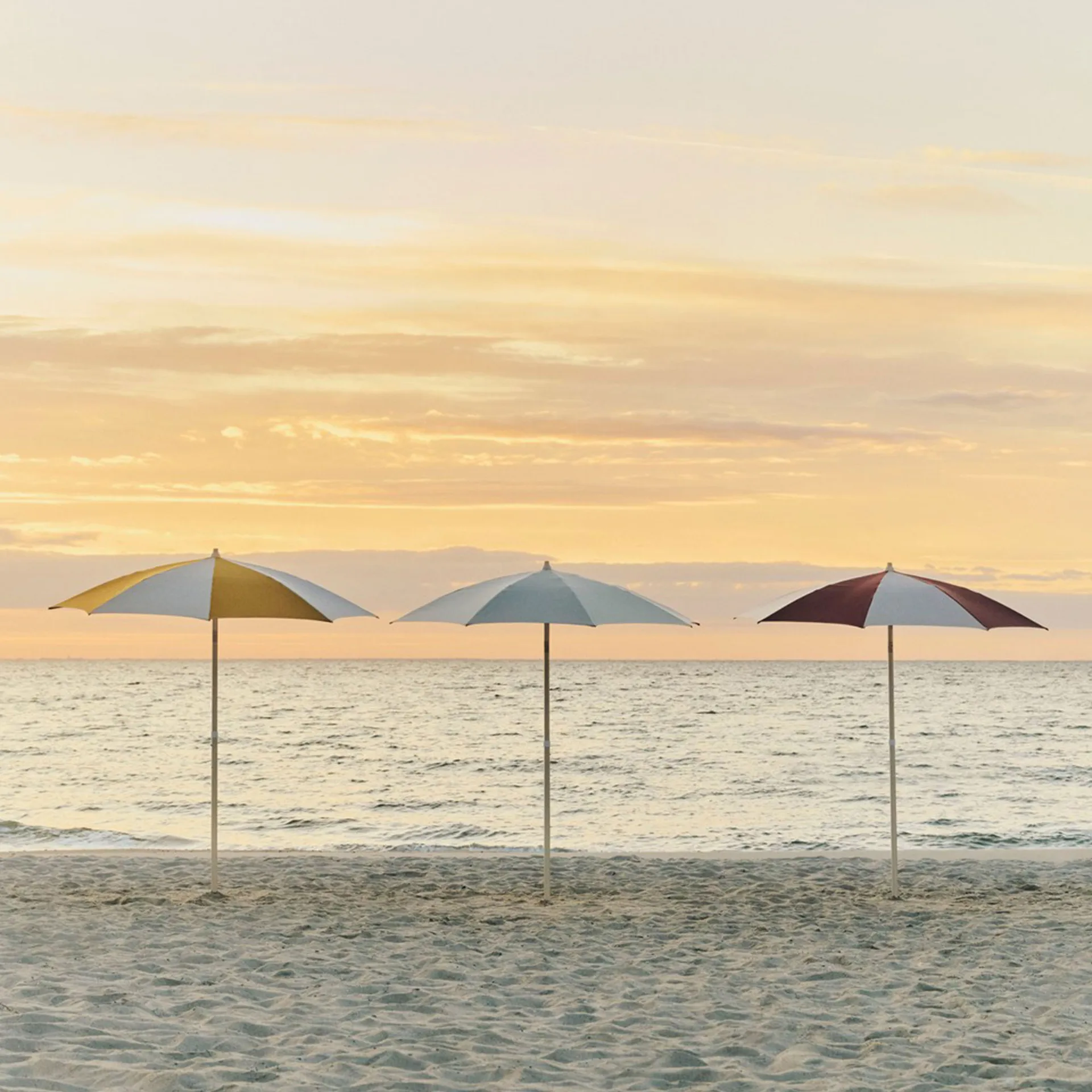 Terrazza Octagon parasol, Off-white grey HAY