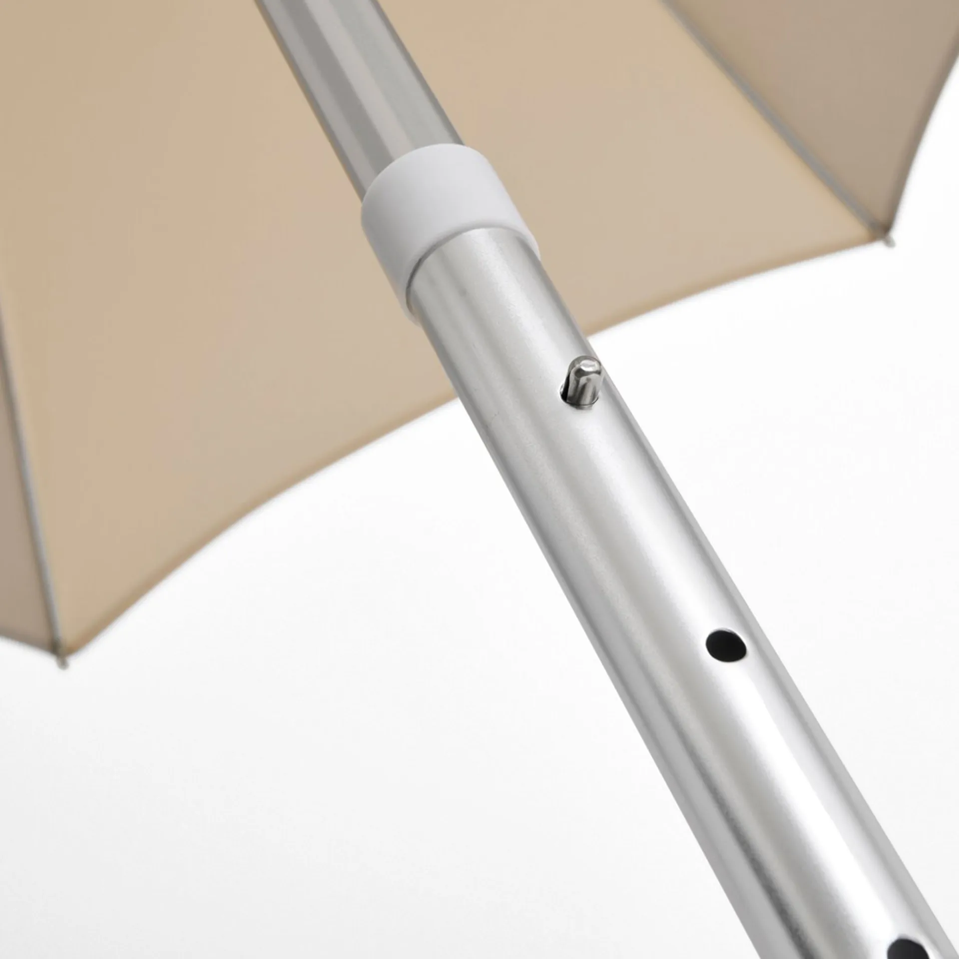 Terrazza Octagon parasol, Off-white grey HAY