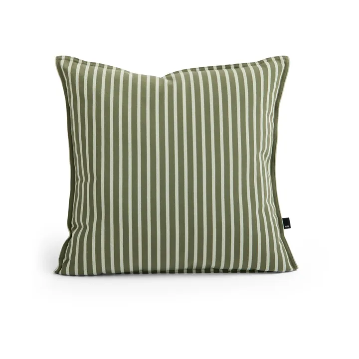 Terrazza pude - Olive bold stripe, 50x50 cm - HAY
