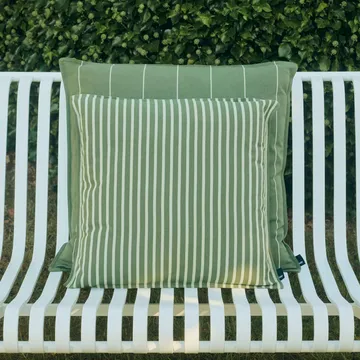 Terrazza pude - Olive bold stripe, 50x50 cm - HAY