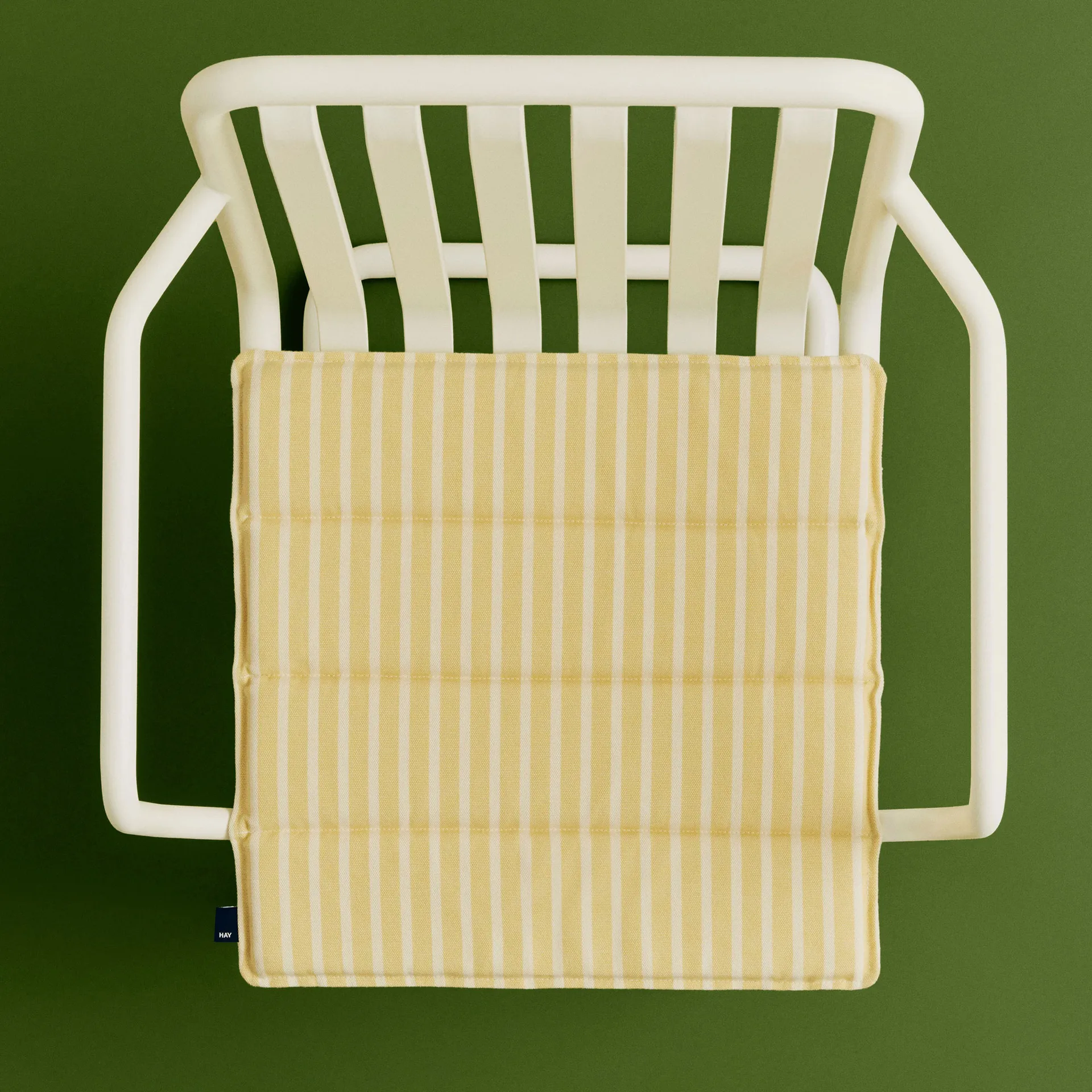 Terrazza siddepude, Yellow bold stripe, 40x40 cm HAY