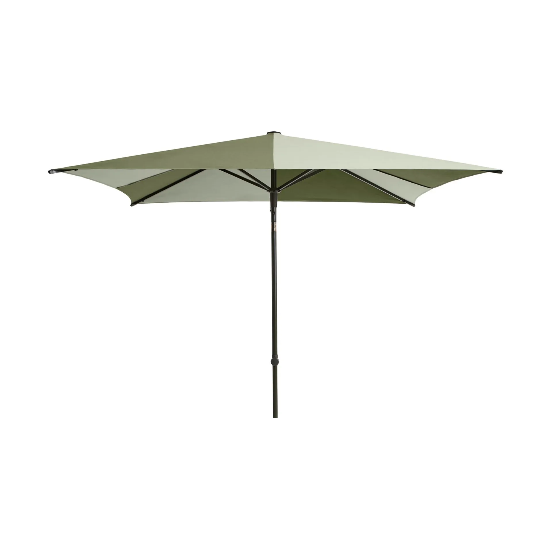Terrazza Square parasol, Green-dark green HAY