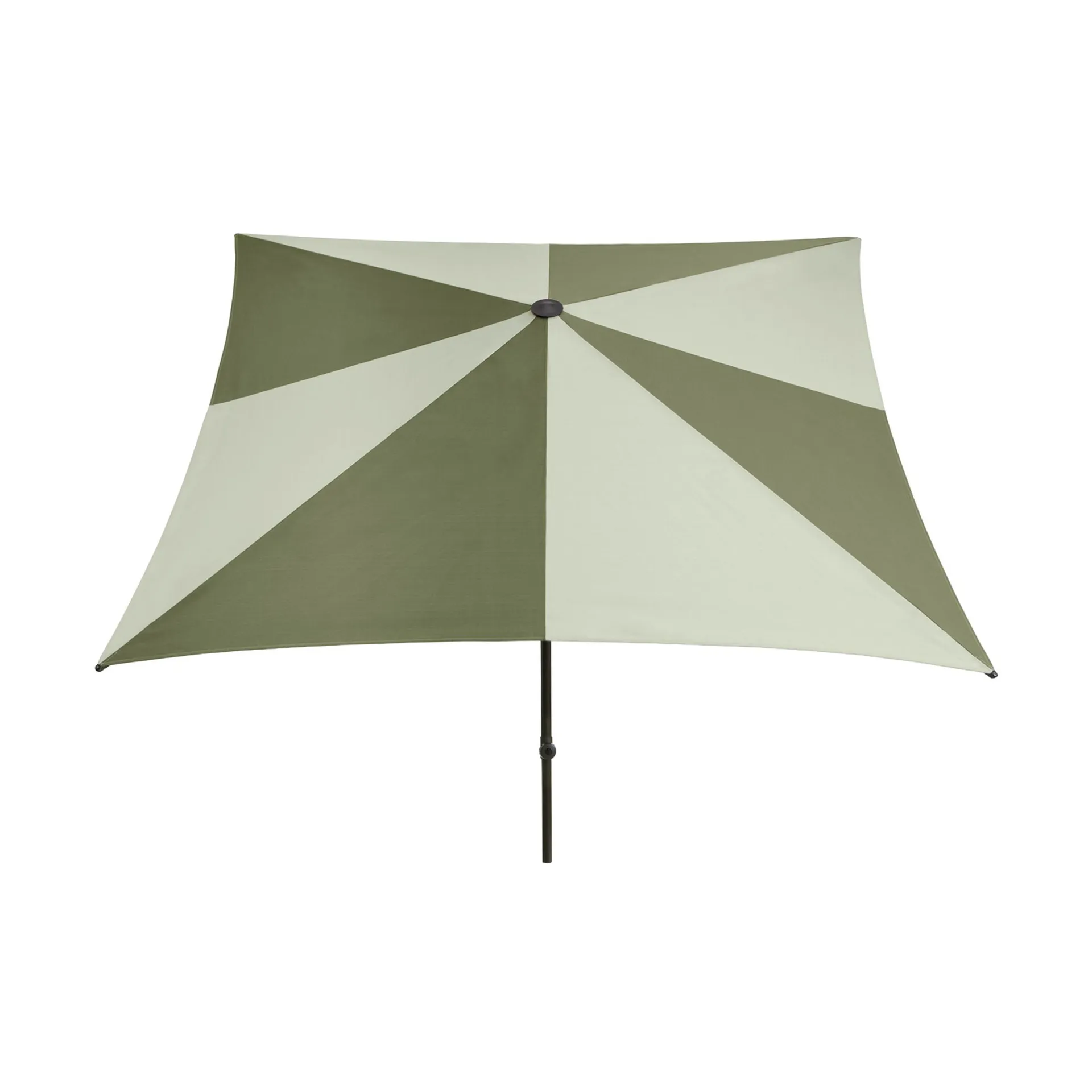 Terrazza Square parasol, Green-dark green HAY