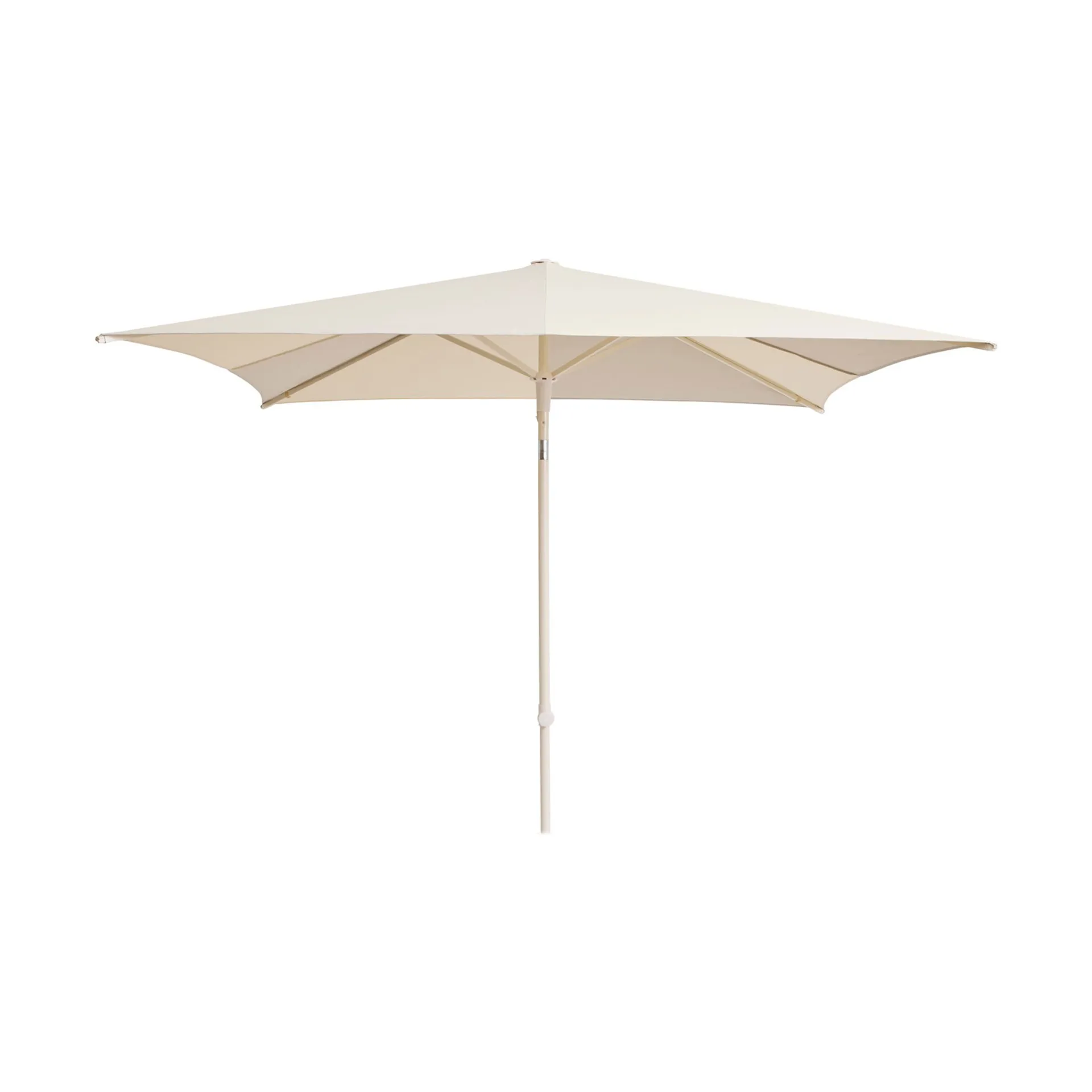 Terrazza Square parasol, Off white-grey HAY