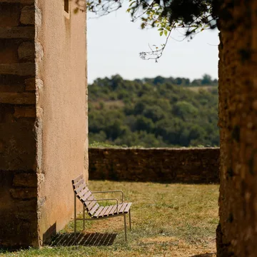 Traverse Lounge bænk med armlæn - Oiled ash - HAY