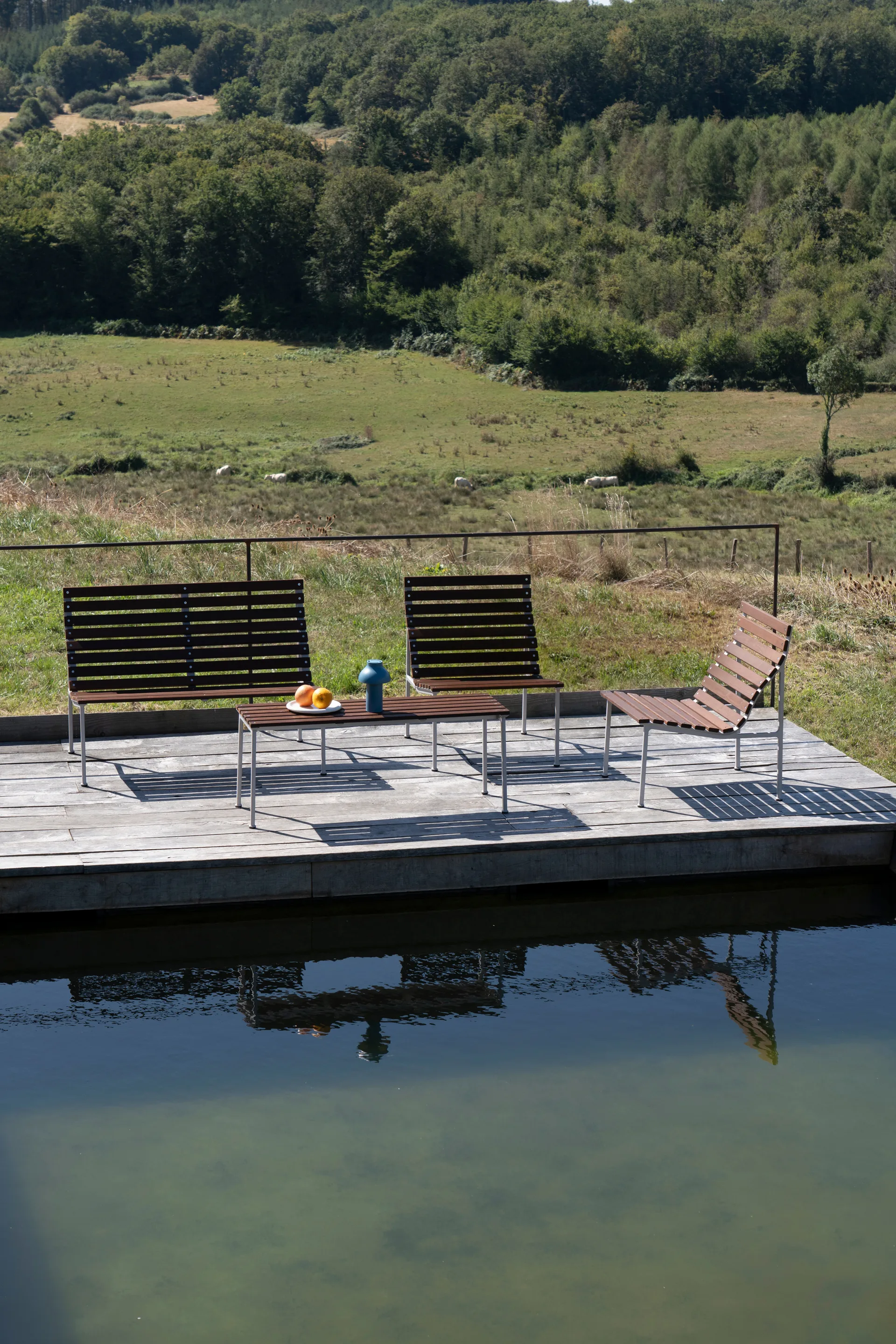 Traverse Lounge stol, Oiled ash HAY