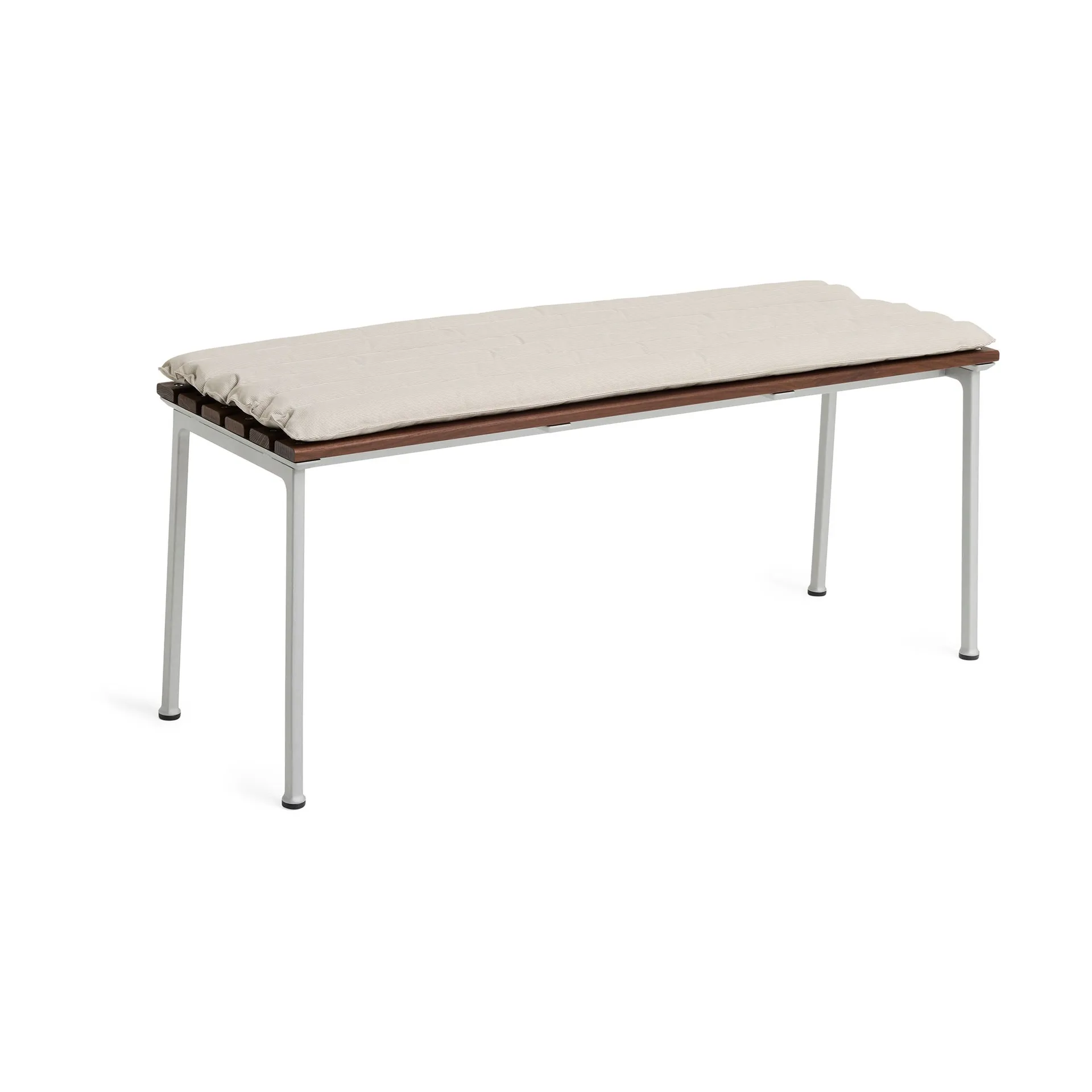 Traverse Quilted Bench 114/Dining Bench bænkedyne, Beige sand HAY
