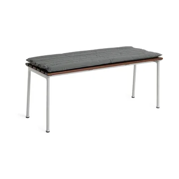 Traverse Quilted Bench 114/Dining Bench bænkedyne - Black pepper - HAY