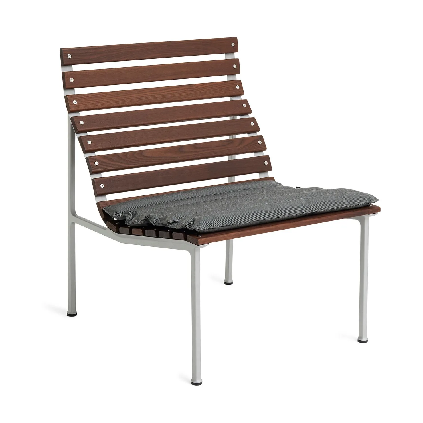 Traverse Quilted Lounge Chair/Armchair siddehynde , Black pepper HAY