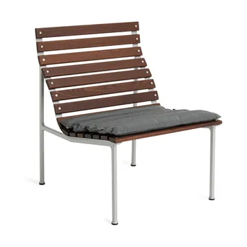 Traverse Quilted Lounge Chair/Armchair siddehynde  - Black pepper - HAY