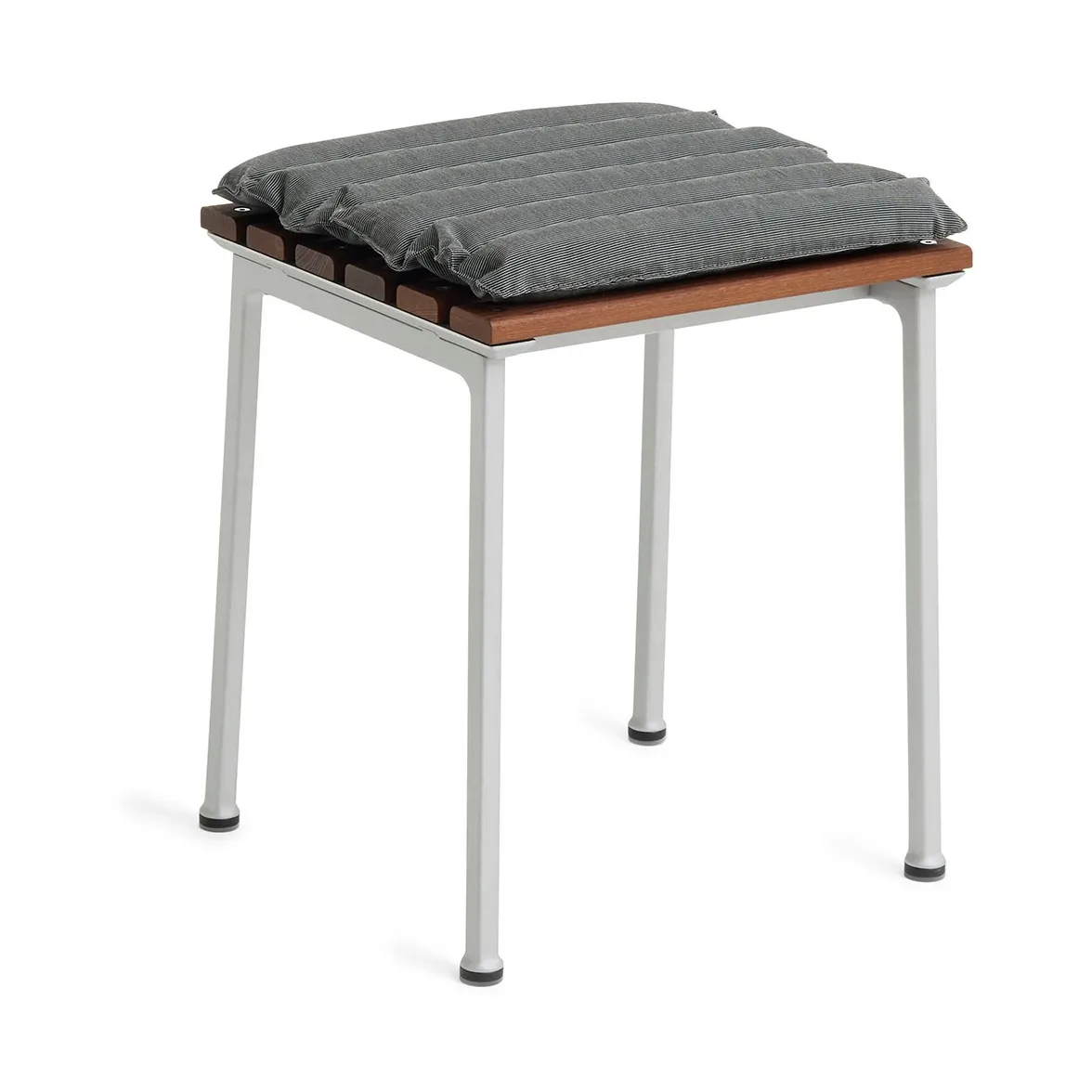 Traverse Quilted Stool siddehynde , Black pepper HAY