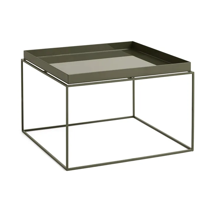 Tray Table medium brickbord - Oliven grøn, 60x60x39 cm - HAY